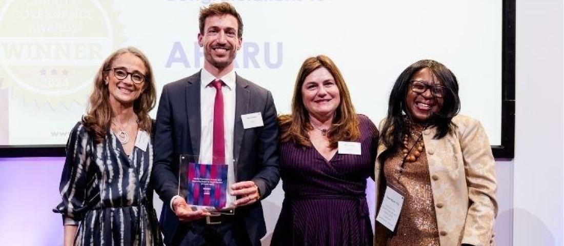 Winners at the Charity Governance Awards