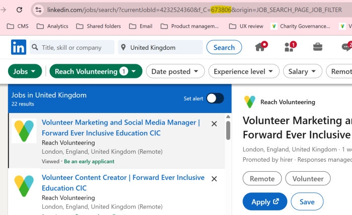 Screenshot showing where LinkedIn ID is