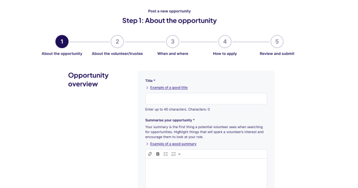 Screenshot showing opportunity overview 